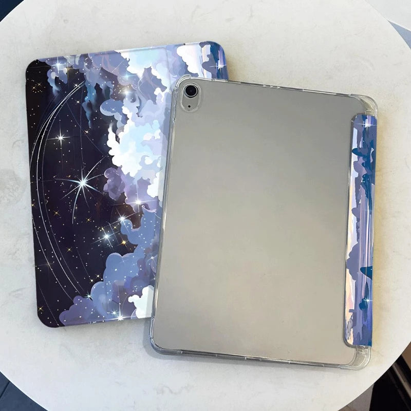 Smart Cover Case for Ipad 6th Generation Case Ipad 2017 10.5 Inch Ipad Mini6 8.3 Pro 11 2nd 3rd 4th Anime Landscape Tablet Cover