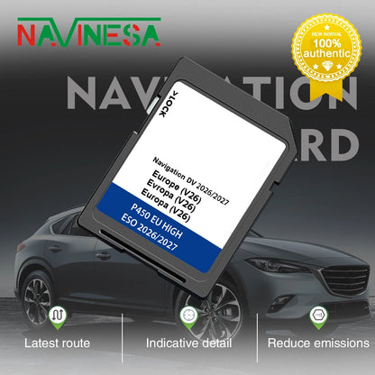 Suitable for Volkswagen Golf 5G Sedan from 2013 to 2017 Car Navigation Discover Pro Media SD GPS Card Update EU UK Map