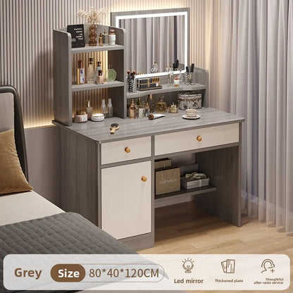 Firm Dresser, chest, integrated girls' bedroom, simple worktable with mirror, makeup table