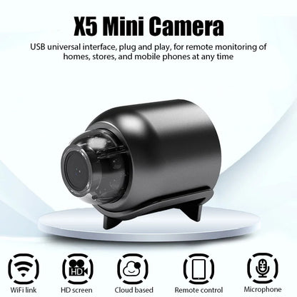 Mini Camera Wireless 1080P Surveillance Security Video Cam Night Vision Motion Detect Camcorder Mini Cam Monitoring Smart Home