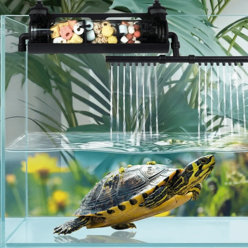Multi-function Fish Tank Filter Efficient Top-mounted Filter External Filter Box Drip Overflow Fish Water Purifier
