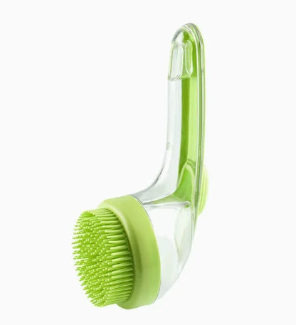 1PC Pet dog bath brush long handle massage brush grooming device for cats and dogs, a special tool for washing dogs