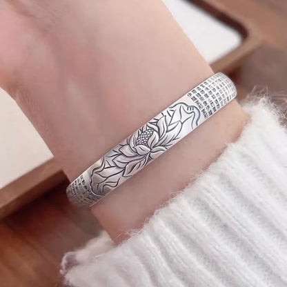 Hot Sale Fashion 925 Sterling Silver Round Bracelet Bangles Trendy Simple Big Bangle for Women Jewelry Gift