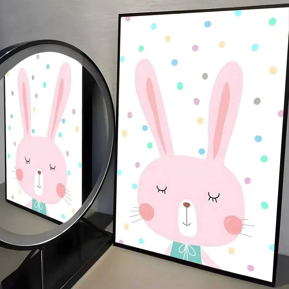 DIY Oil Painting By Numbers Children’s Cartoon Home Decoration Wall Living Room Decor Best Gift Frameelss