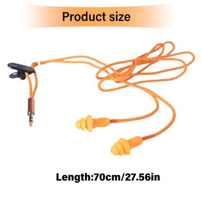 Earplug Headphones For Work Safety Earbuds Headphones Earplugs For Hearing