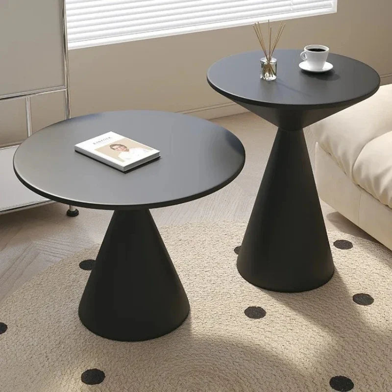 Round Coffee Table Home Living Room Side Table Small Sofa Sideboard Bedroom Hotel Corner Table Modern Living Room Decor