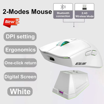 2026 NEW X11 Gaming Mouse 3-Speed DPI Esports Wireless Ergonomic Design Gaming Connection Magnetic Charging Dock RGB Lighting