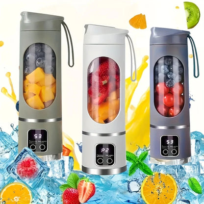 Portable Juicer, Handheld Blender, USB Charging Juice Maker, Suitable for Making Smoothies, Milkshakes, and Fruit Juices