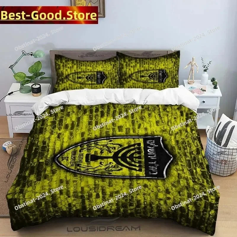 Beitar Jerusalem Fc All Season Twin Bedding Set 3 Piece Comforter Set Bed Duvet Cover Double King Comforter Cover Home Textile