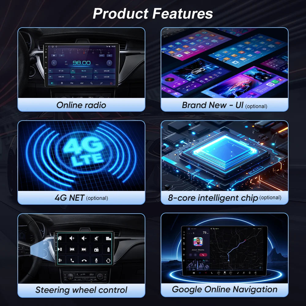 Android 16 GPS Navigation  For Ford Mondeo 2004 -2007 Auto Multimidia Video Player Carplay Head Unit Radio Stereo Car Dvd WIFI