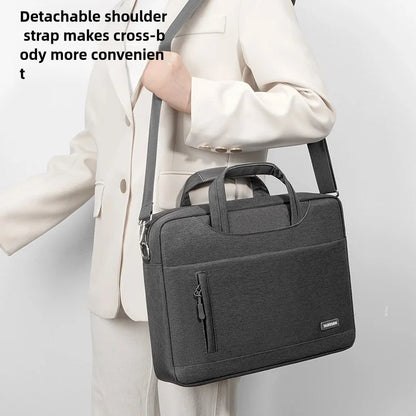 Business Laptop Bag Case Shoulder Tote Bag Notebook Bag Briefcase For 13 15 17 Inch Macbook Air Pro HP Huawei Asus Dell Handbag