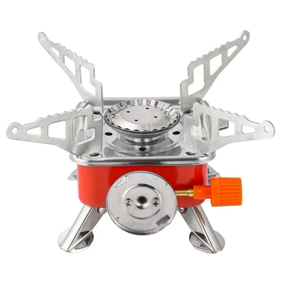 3500W Windproof Camping Gas Stove Foldable Portable Outdoor Burner with Piezo Ignition Lightweight Backpacking Stove for Hiking