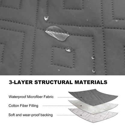 1PC Water Repellent Recliner Chair Cover Armchairs Slipcover Sofa Couch with Adjustable Elastic Strap Furniture Protector