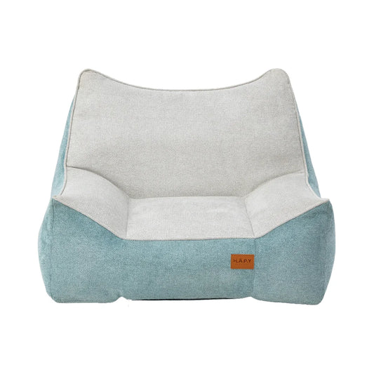 Rectangular Inflatable Pet Bed with Breathable PP Cotton Filling Warm Inner Liner Washable Non-Slip Cover for Cats and Dogs