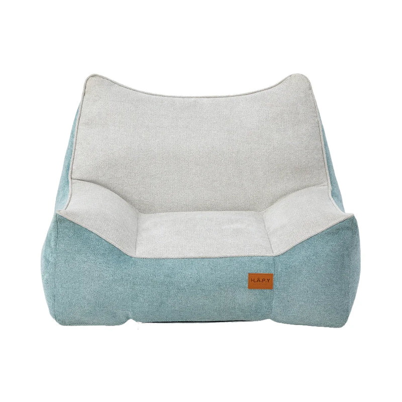 Rectangular Inflatable Pet Bed with Breathable PP Cotton Filling Warm Inner Liner Washable Non-Slip Cover for Cats and Dogs