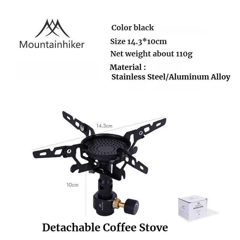 Mountainhiker Outdoor 3300W High Power Gas Stove Mini Camping Gas Burner Portable Picnic Hiking Cooking Stove Survival Furnace