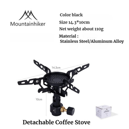 Mountainhiker Outdoor 3300W High Power Gas Stove Mini Camping Gas Burner Portable Picnic Hiking Cooking Stove Survival Furnace