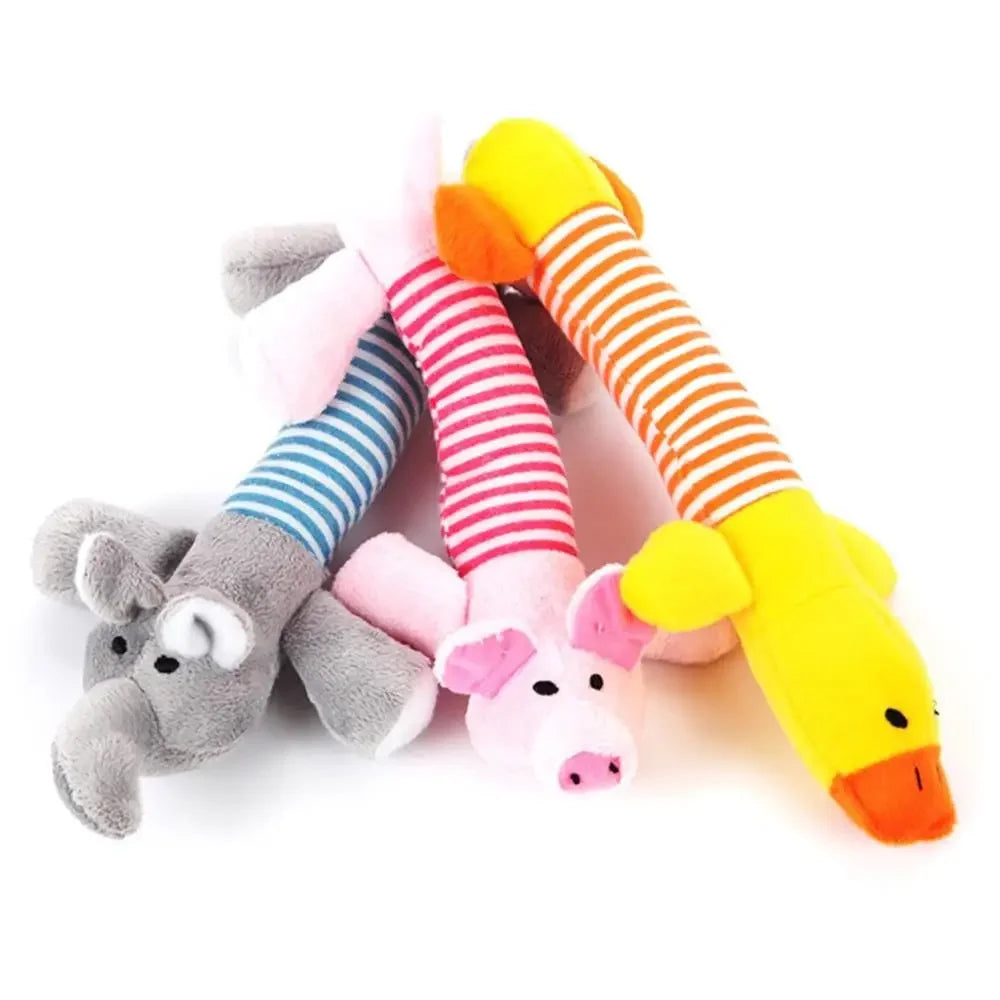 Best Pet Supplies Dog Toy Cute No Stuffing Duck with Soft Squeaker Fun for Indoor Puppies Senior Pups Plush No Mess Chew Play