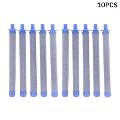 Spray Gun Accessories - 5/10 PCS 60 Mesh Filters: Blue, Airless, High Pressure Rating.