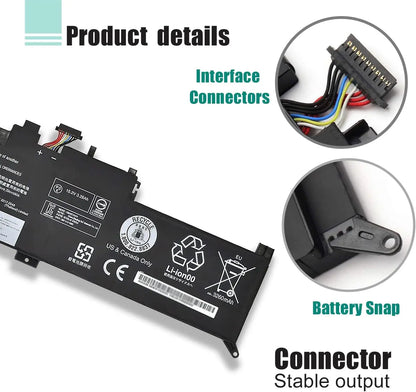 01AV432 01AV433 01AV434 00HW026 00HW027 Laptop Battery for Lenovo ThinkPad Yoga 260 370 X380 SB10K97589 SB10K97590 SB10K97591