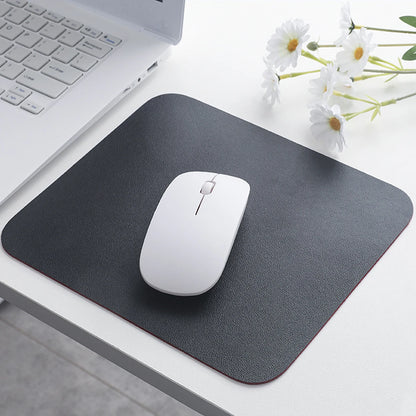 1PC Small PU mouse pad Non-Slip Gaming Desktop Leather Mouse Pad Waterproof Anti-Scratch Easy To Clean Mat For PC Laptop Desktop