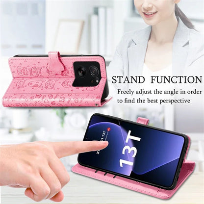 Lovely Leather Case For Xiaomi 17T 15T 14T 13T 12T 11T 12X 17 15 14 13 12 Mi 10T 9T 11 Lite 5G NE Pro 11i Flip Book Case Cover