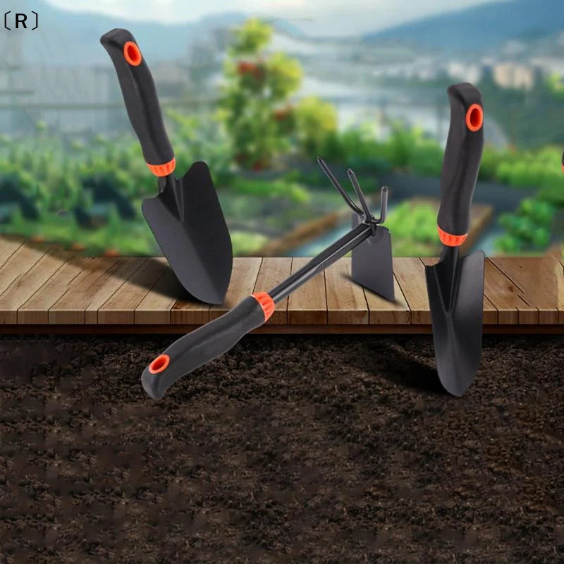 〔R〕Garden Tools Cultivator Weeding Tool With Ergonomic Handle For Lawn Garden Farm Transplanting For Gardening Bonsai Tools