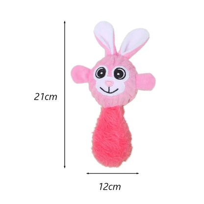 Animals Shape Squeaky Pet Toy for Small Dogs Plush Stuff Dog Chew Toys Interactive Puppy Maltese Mascotas Playing Accessories