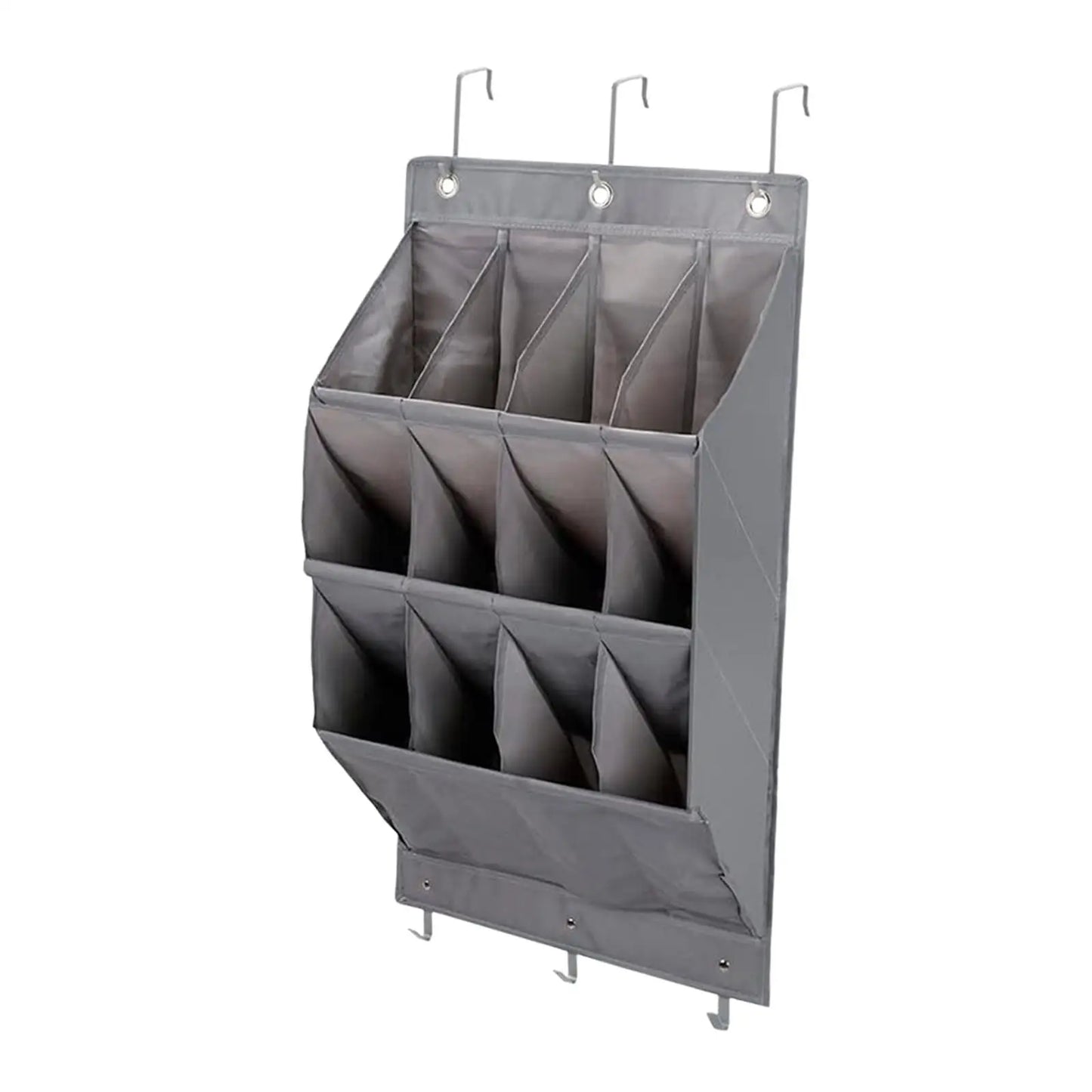 Hanging Shoe Organizer with 3 Hooks for Men Women Kids Shoe Rack for Door Shoe Organizer for Towels Clothing Bags Baby Items
