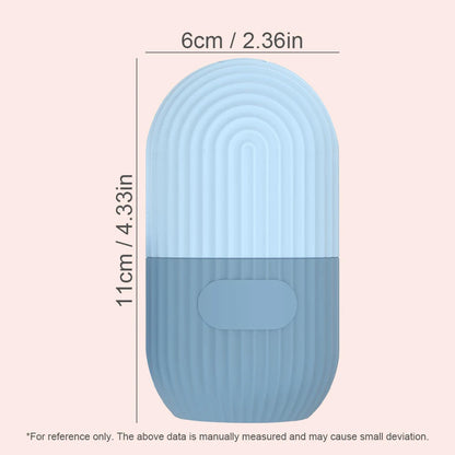 Reusable Silicone Face Ice Mask Mold for Cooling Puffy Eyes Soothing Skin Care Beauty Tool DIY Skincare Soft Flexible Freezer Sa
