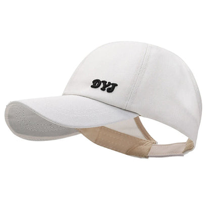 Summer Women's Sun Hat Outdoor Sports Running Snapback Baseball Hats Messy High Ponytail Bun Caps Female Casual Visors Beach Cap