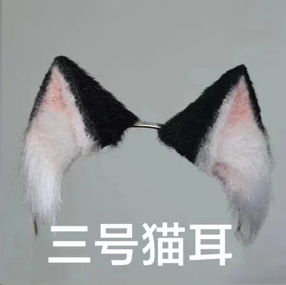 BJD doll headgear for 1/3 1/4 1/6 size cute doll fox ear headgear simulation headgear BJD doll accessories