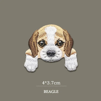 Cute Small Dog Baby's Clothes Patch Clothing Patches Applique Backpack Decoration