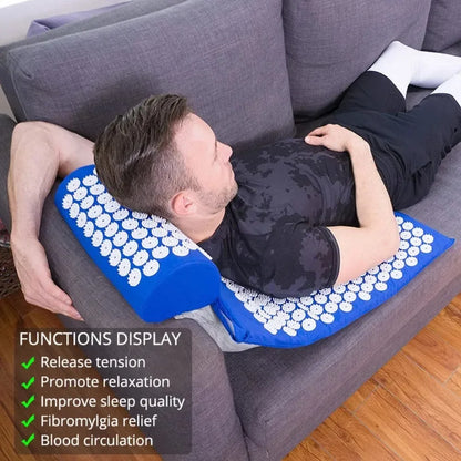 Massager Mat Shakti Mat Massage Yoga Mat Acupressure Relieve Stress Back Body Pain Spike Mat Acupuncture Massage Cushion