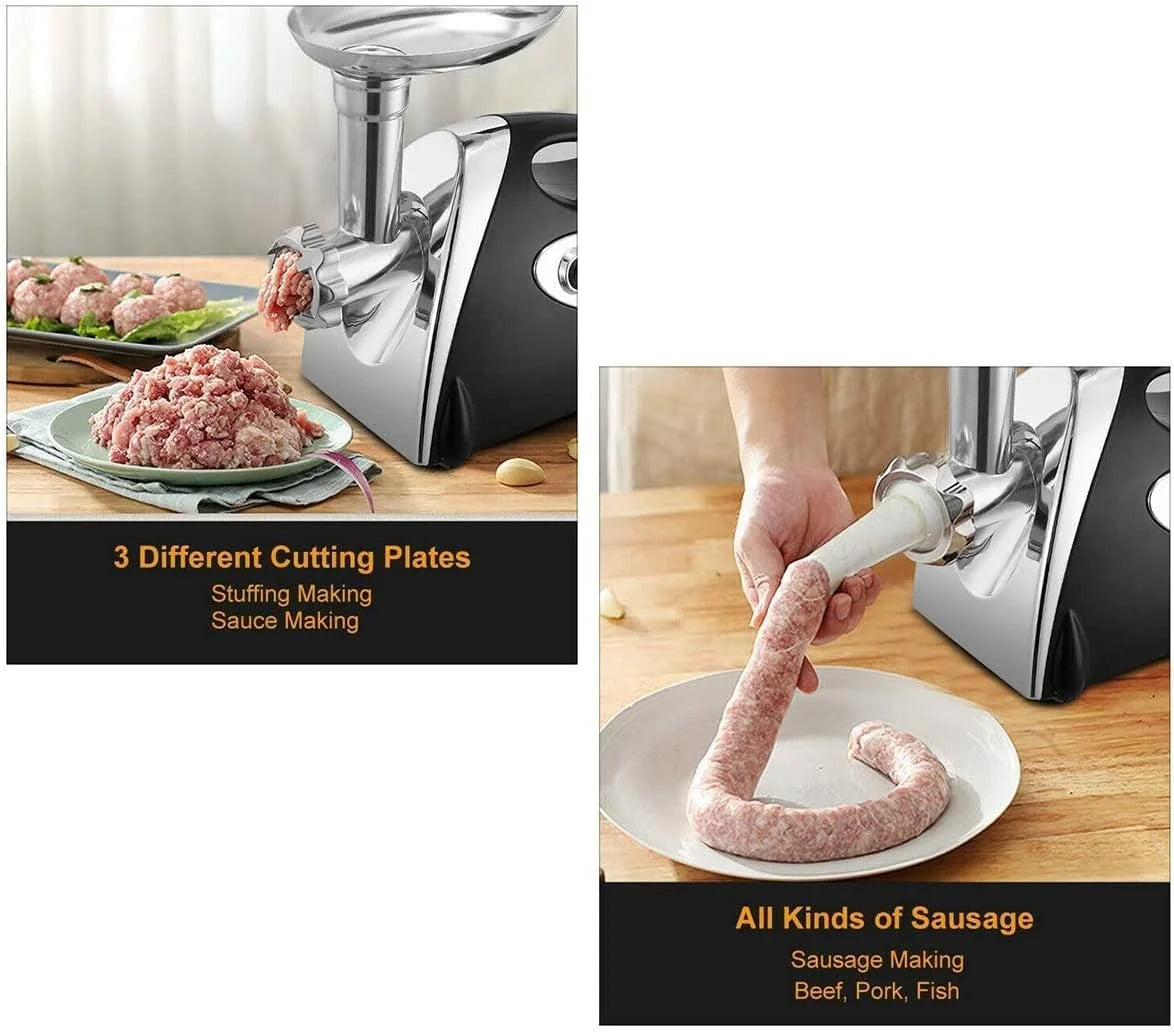 2800W Electric Meat Grinders Food Crusher Stainless Steel Multifunctional Vegetable Slicer Processor Chopper Kitchen Appliances