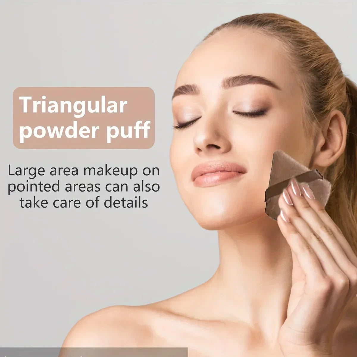 20/40PC makeup tool set large and small beauty sponges for flawless makeup application and removal of makeup full set of tools