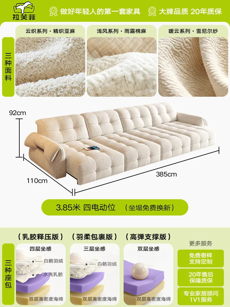 Minimalist Luxury Living Room Sofas Multifunctional Decor Relaxing Modern Sofas Accent Cloud Lazy Futon Divano Home Furniture