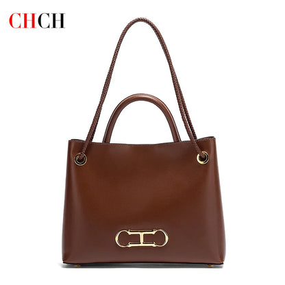 CHCH Women's Tote Bag 2025 New Black Business Women's Bag Dual purpose Shoulder Bag