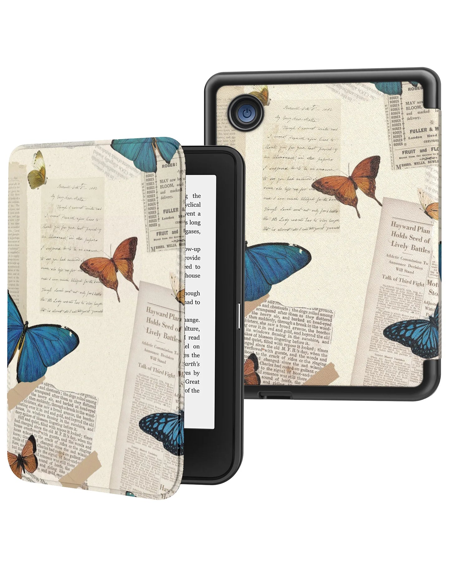 MoKo Case for Kobo Clara BW/Clara Colour/Clara 2E 6",Ultra Slim Lightweight with Auto Wake/Sleep Cover Folio Case for Kobo Clara