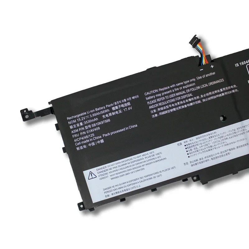 3530mAh High Quality For Lenovo 2016 X1 Carbon 00HW028 01AV409/439 Laptop Battery 56WH Laptop Parts & Accessories