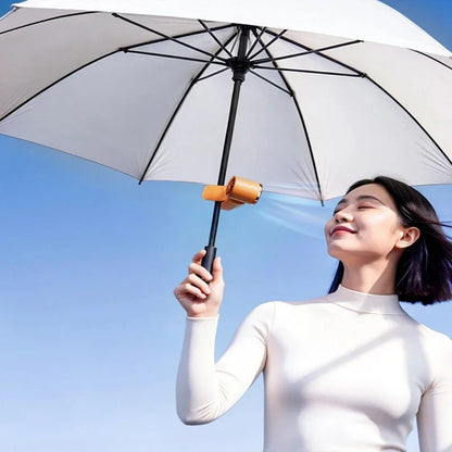 Portable Handheld Fan Mini Clip Fan Umbrella Holder Function Rotatable USB charging Compact Personal Cooling Fan Outdoor Camping