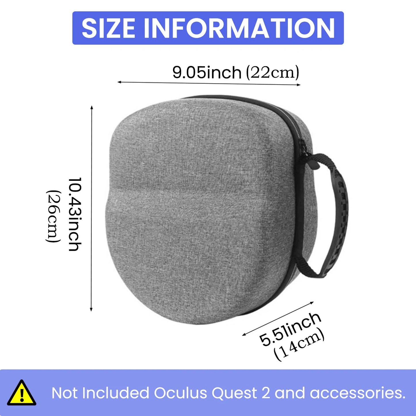 Storage Bag For Quest 3/2 VR Glasses, Tote Bag, Meta Quest3/2 Headset Protective Box Fitting Quest 2/Meta Quest 3 Storage Case