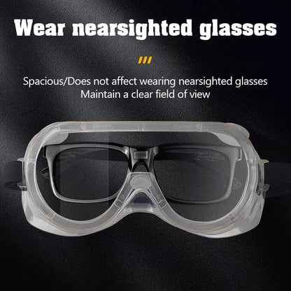 Protective Glasses Anti-splash Anti-wind Sand-dust Anti-fog Goggles Myopia Can Wear Water Festival Labor Protective Eye Mask