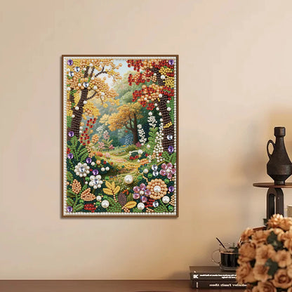 DIY Pearl Diamond Art Painting kits for Adults and Beginners,fine view Sparkling Painting Craft Home Wall Decor handmade Gift