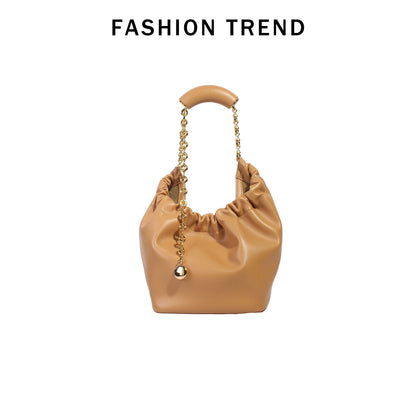 Mendy Women Bags Handbag Cloud Shape Versatile Women's Shoulder Bag Crossbody Underarm Bag Drawstring Desginer High Quality Soft