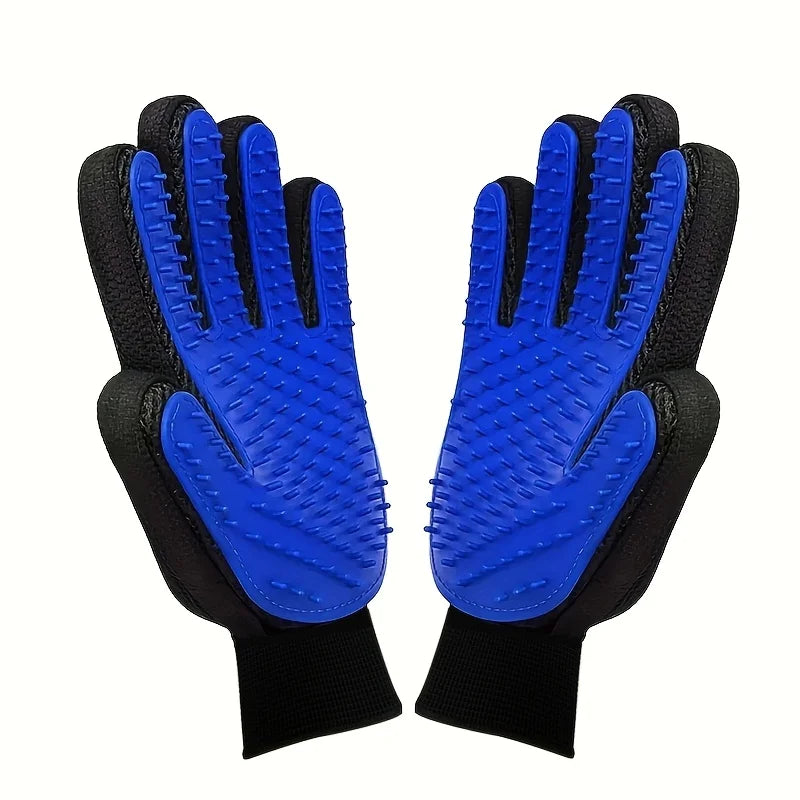 2Pcs Pet Grooming Gloves,Deshedding and Massaging Grooming Gloves,Removing Fur,Deshedding Glove Brush,Suitable for Dogs and Cats