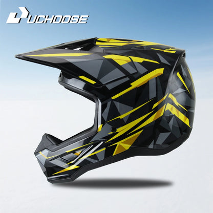 906-Motorcycle Off-Road Helmet, Fully Covered Electric Vehicle, Pulling Full Helmet, Mountain Downhill, All Season