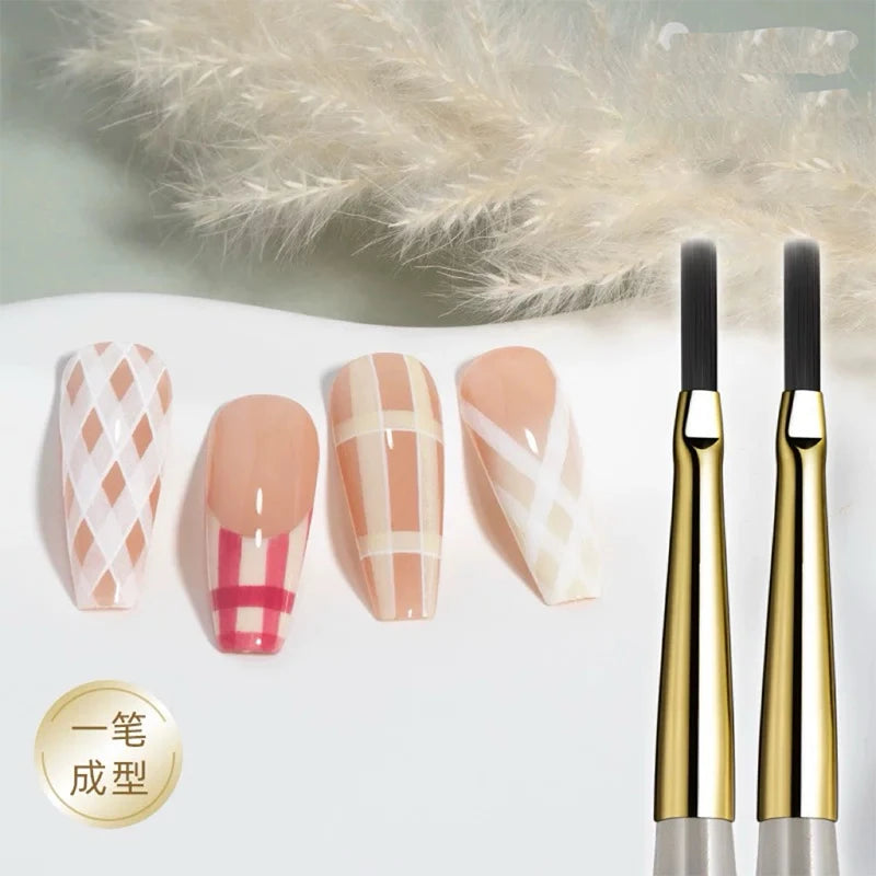 Nail Art UV Gel DIY Design Manicure Painting Brush Acrylic Lines Pen Stripes Grid Flower Butterfly Drawing Watercolor Brushes