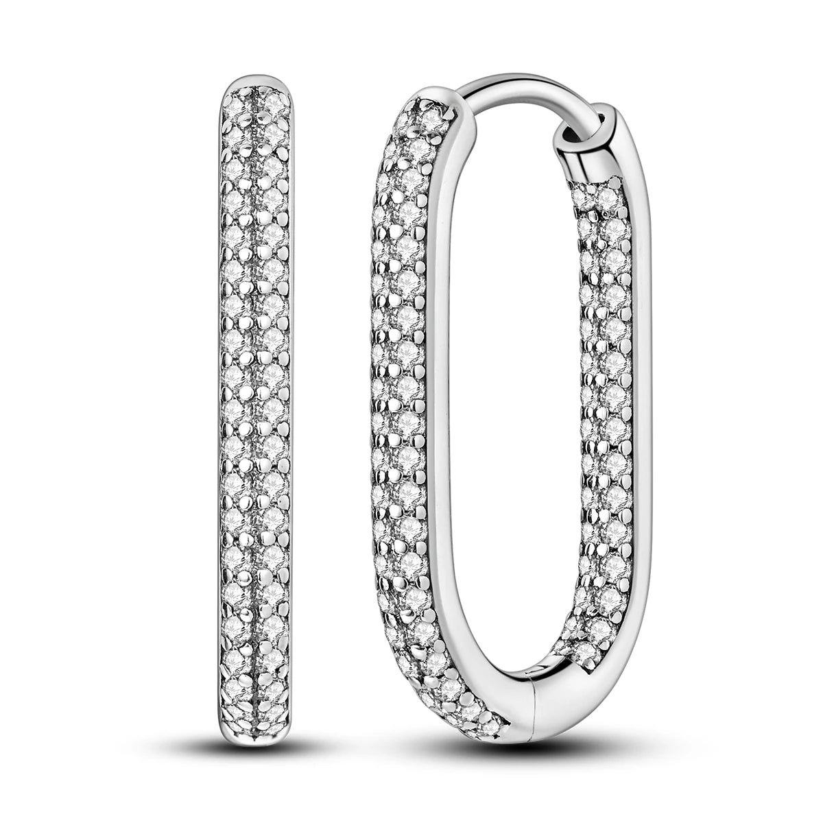 925 Sterling Silver Gold Drop Earrings For Woman Flower Round Sun Hoop Earring Pendientes Classic Original Woman Jewelry Gift
