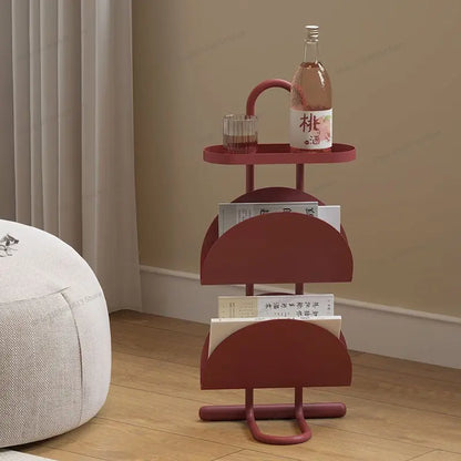 For Sofa Small Side Few Living Room Balcony Magazine Bookshelf Bedroom Bedside Storage Creative Small Table